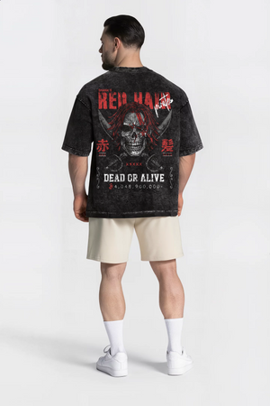 Polera Acid Wash Shanks Black – Edición Especial