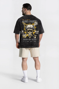 Polera Acid Wash Trafalgar Black – Edición Especial