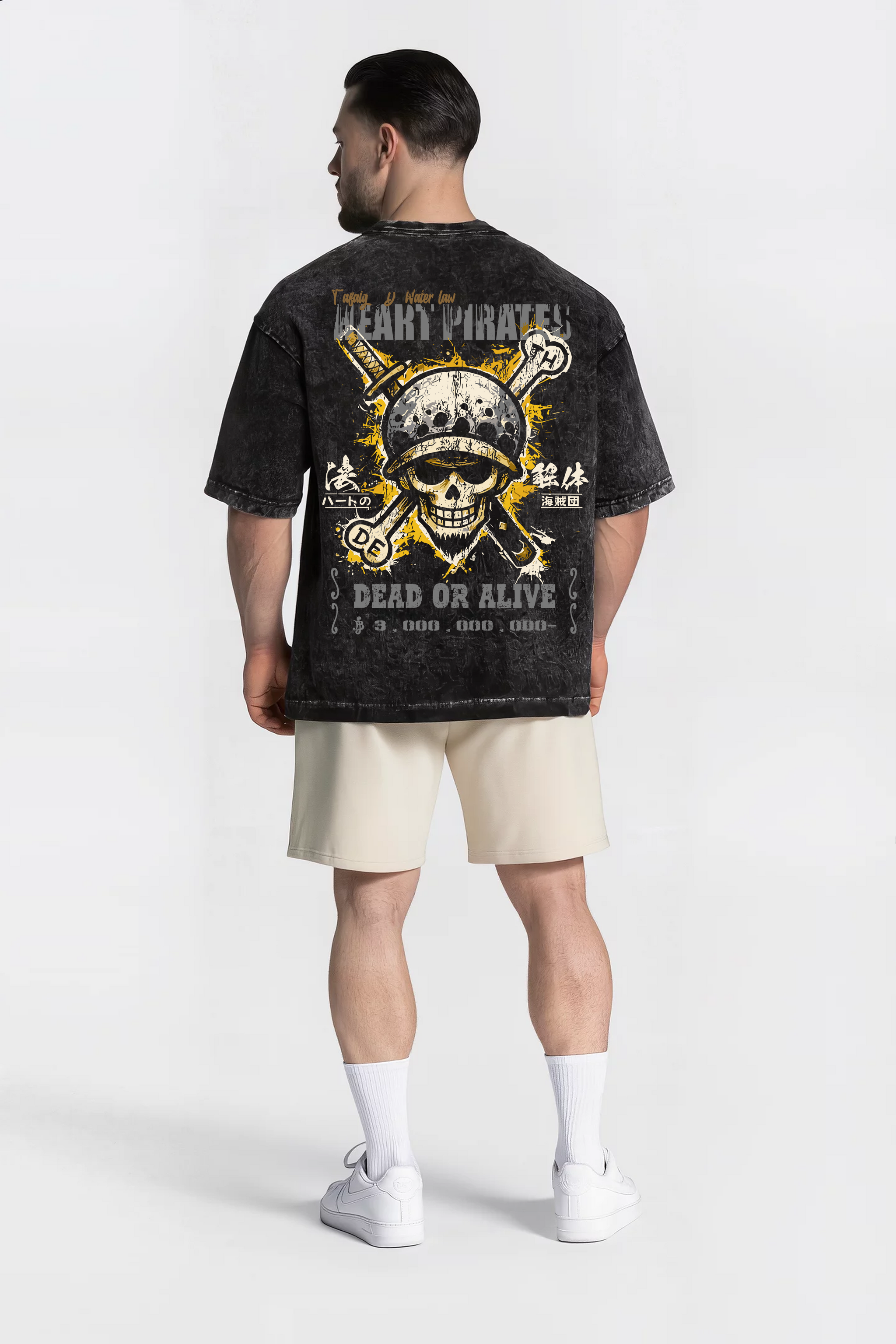 Polera Acid Wash Trafalgar Black – Edición Especial