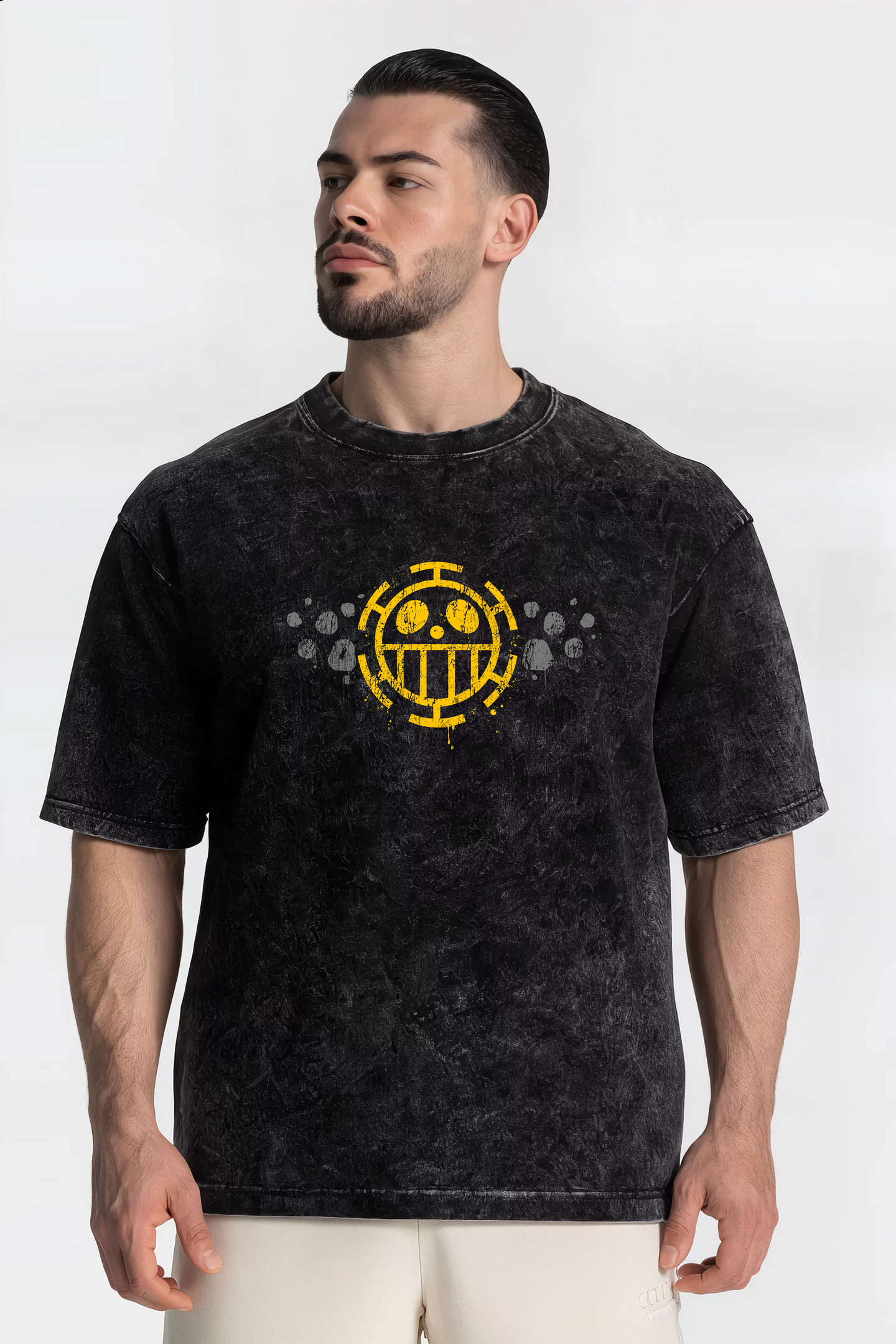 Polera Acid Wash Trafalgar Black – Edición Especial