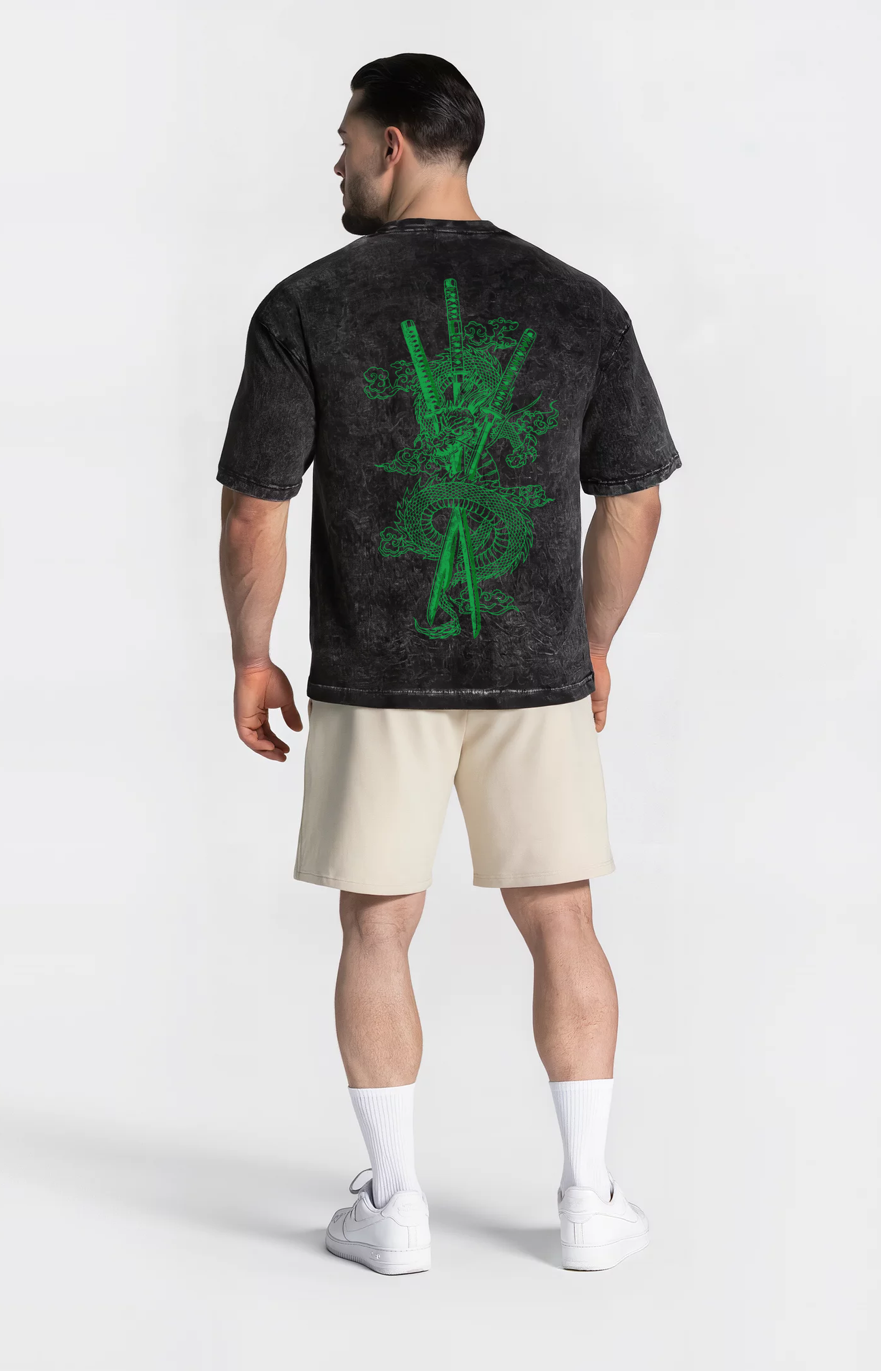 Polera Acid Wash Zoro Black – Edición Especial