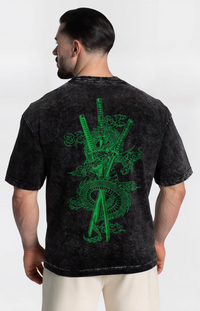 Polera Acid Wash Zoro Black – Edición Especial