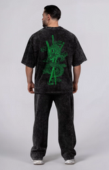 Polera Acid Wash Zoro Black – Edición Especial