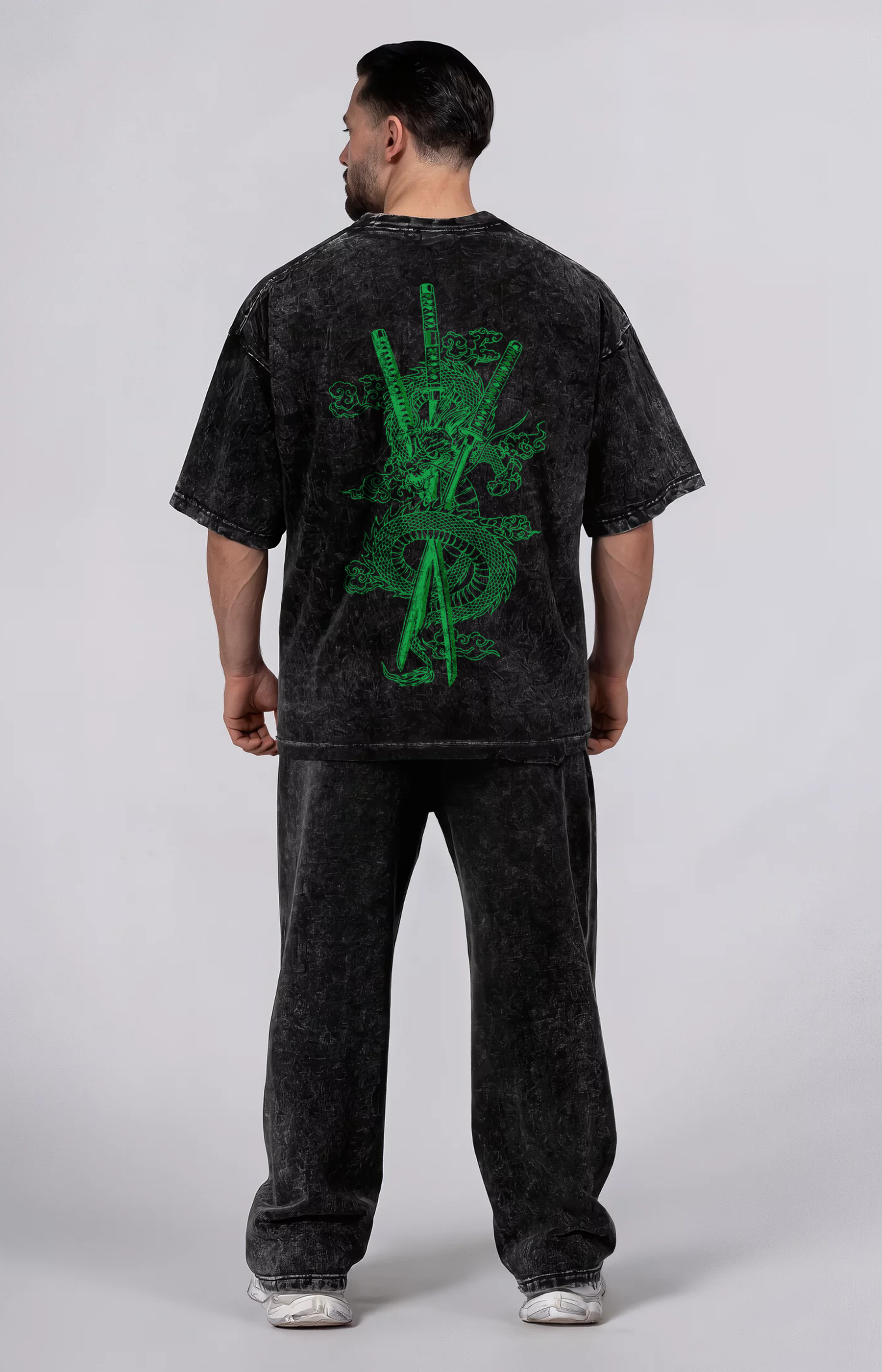 Polera Acid Wash Zoro Black – Edición Especial
