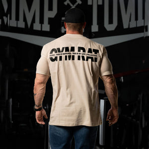 Polera Essential Gym Rat  Beige one / Edicion Limitada