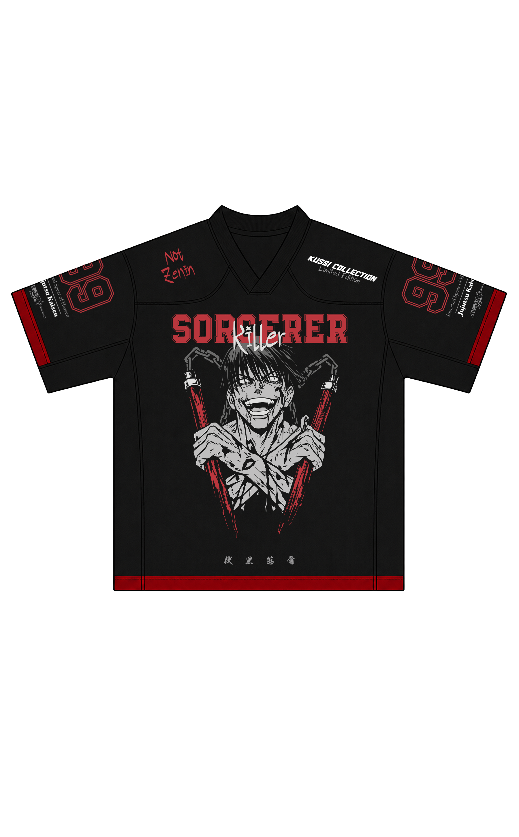 Polera Oversize Boxy Toji /Jujutsu Kaisen -  Pre Venta