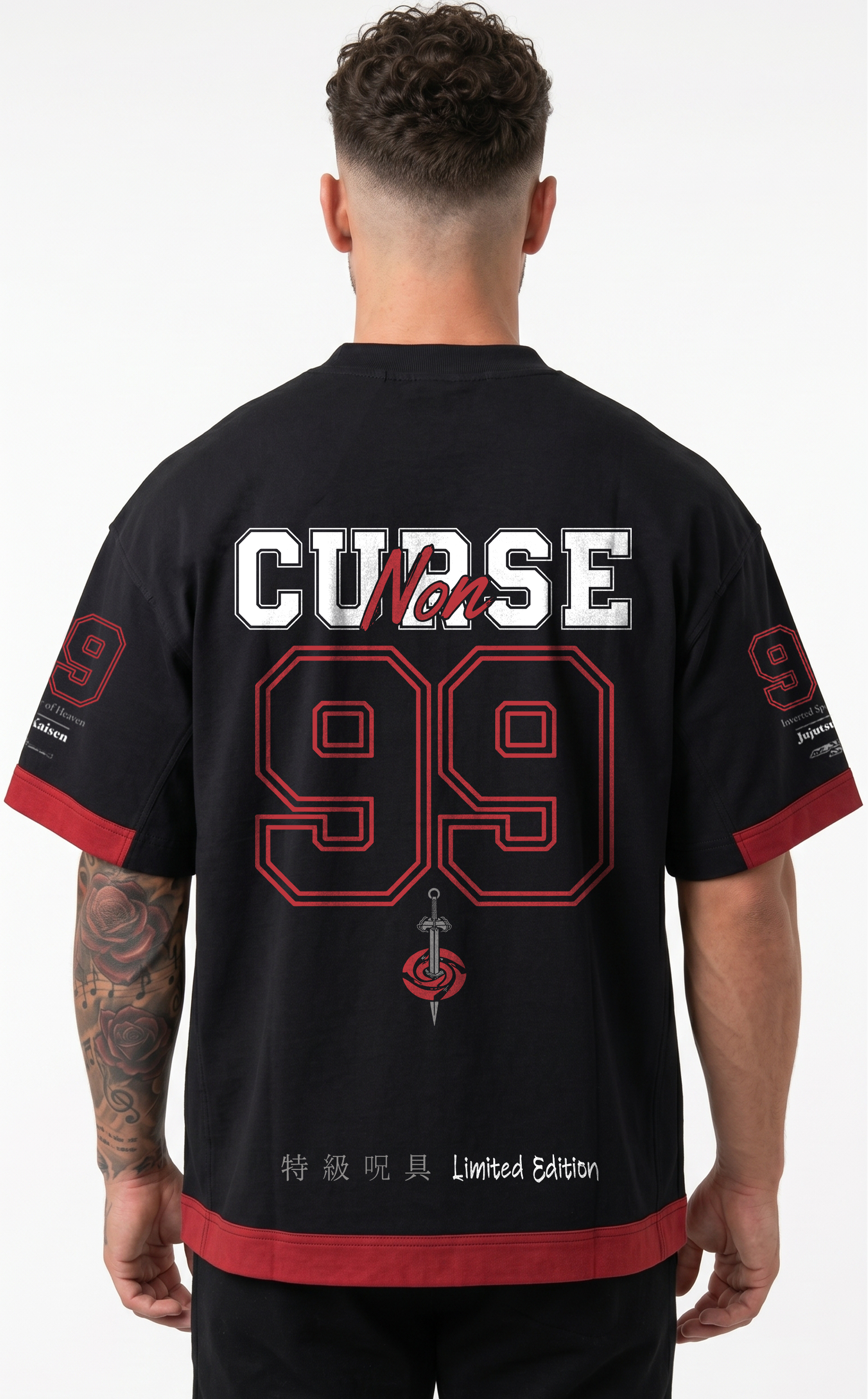 Polera Oversize Boxy Toji /Jujutsu Kaisen -  Pre Venta