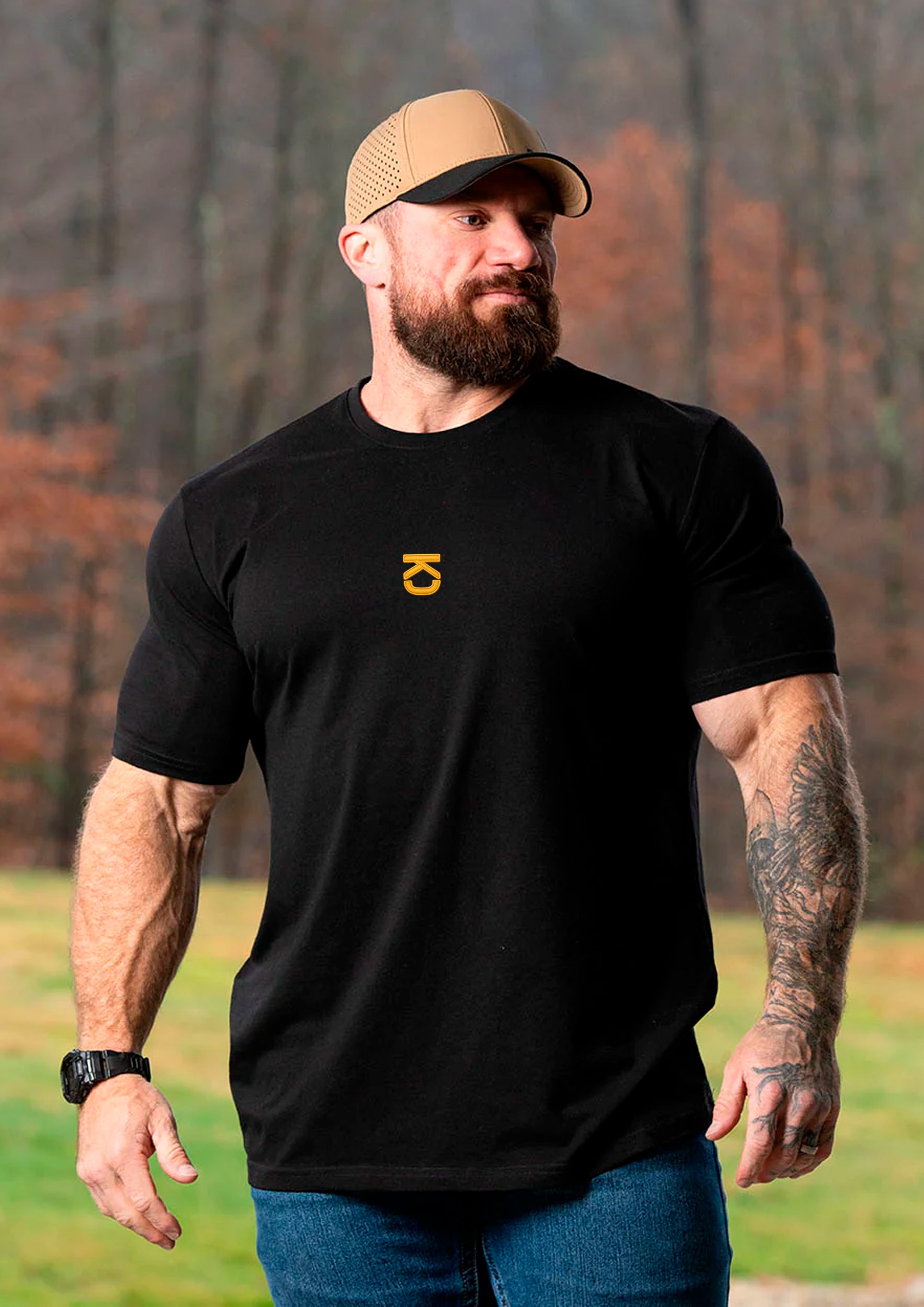 Polera Manga Corta The King Gym Black – Edición Limitada