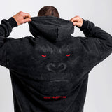 Hoodie acid wash  Redemption pull Black