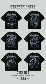 Polera Oversize Boxy M. Bison Back | Street Fighter