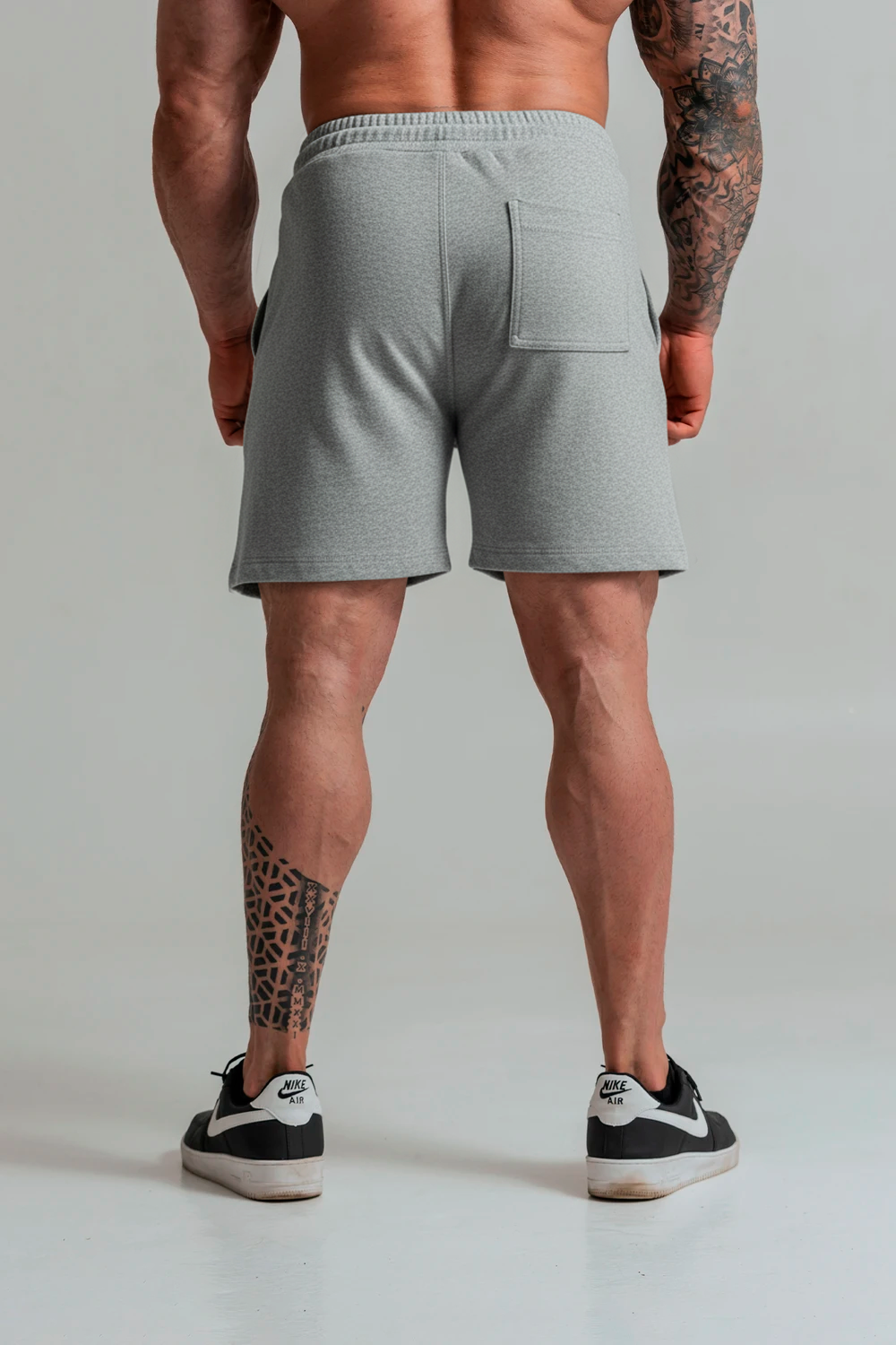 short the immortal basic - Gray melange