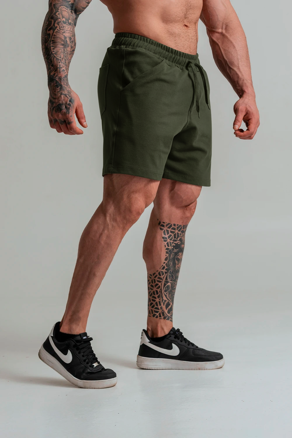 short the immortal basic - green olive