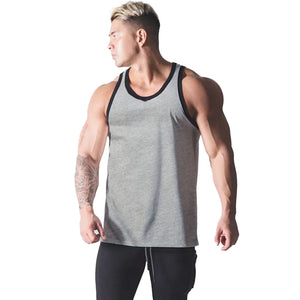 Polera Musculosa tirante kussimen Gray