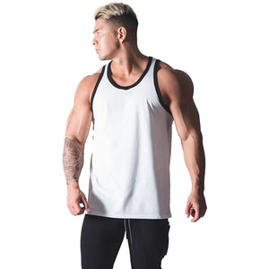 Polera Musculosa tirante kussimen white